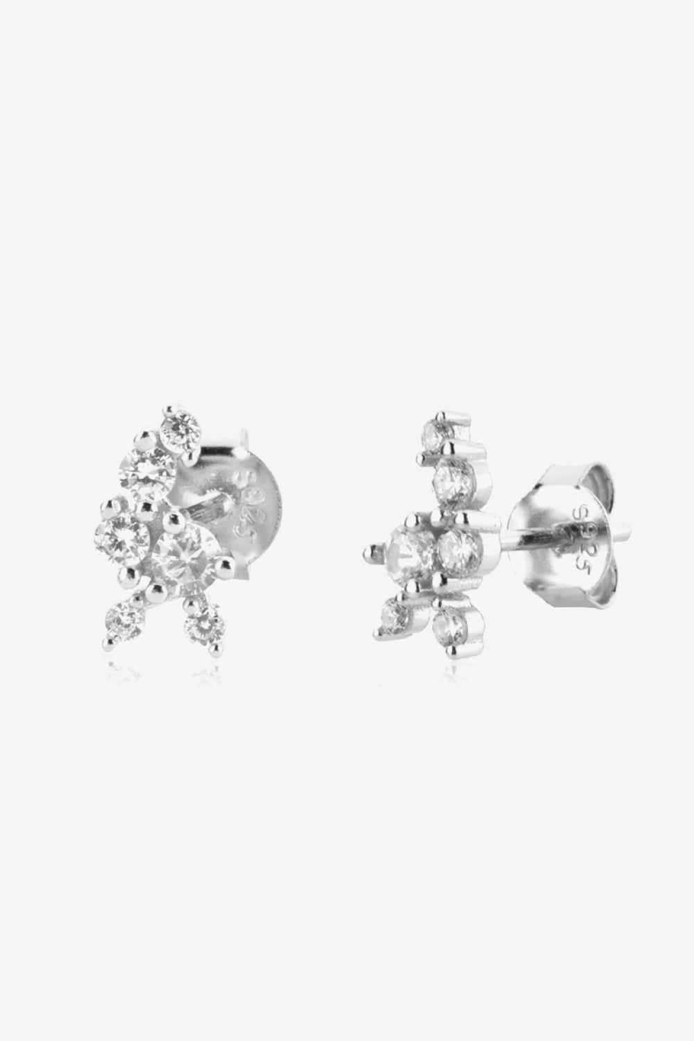 Zircon 925 Sterling Silver Stud Earrings